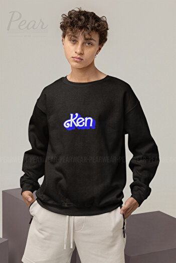 Pear Wear Ken Printed Men's Oversize Sweatshirt