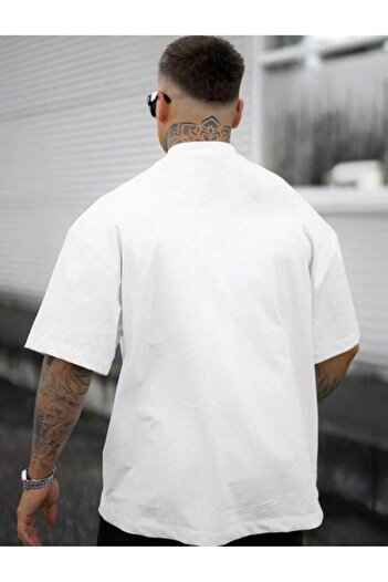 khufu ΚΑΛΙΦΟΡΝΙΑ εμπριμέ Λευκό μπλουζάκι Oversize Unisex