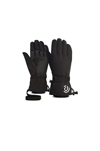 Schulzz Ultralight Waterproof Unisex Touchscreen Ski & Snowboard Gloves - black
