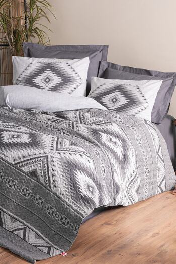 Cotton Box Ethnic Single Complete Set Delos Anthracite