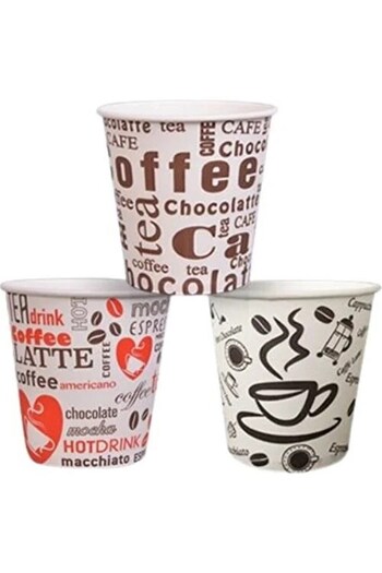 kartonbar Cardboard Cup 6.5 Oz 100 Pieces