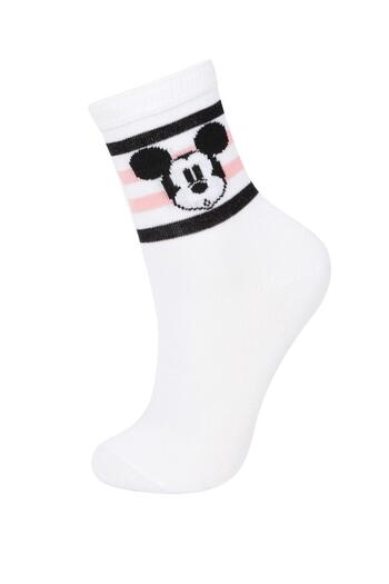 DeFacto Girls Disney Mickey & Minnie 2-Piece Cotton Long Socks C1352a8ns