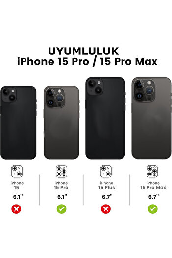 HyperAge Iphone 15 Pro Max & 15 Pro Camera Protector Metal Frame 9h Glass Natural Titanium [Set of 3]