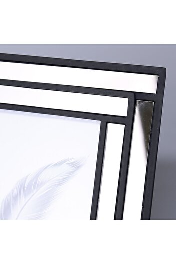 Selim 13x18 Lara Mirrored Frame Black