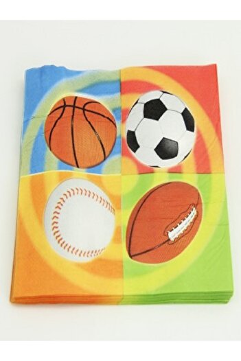 Kazanabil 20-Piece Ball Patterned Double-Layer Paper Napkin