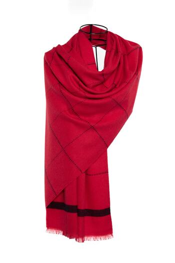 CASHMERE AND SİLK MAWLANA Modal Cashmere Embroidered (SQUARE) Shawl
