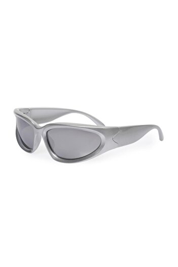 Angel Eyes UV400 Protected Silver Frame Silver Mirrored Glass Snowboard/Ski Glasses