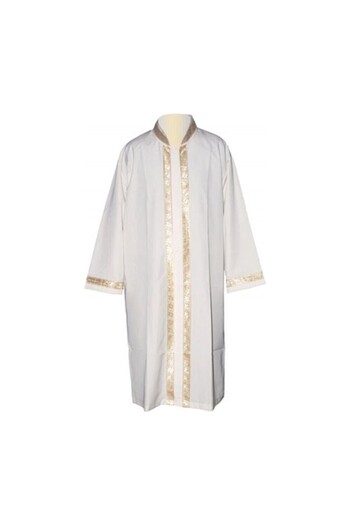 BERAT Cübbe. The Imam's Robe. The Prayer Dress. The Robe of Prayer. The Robe of the Cami. Brim Model. White Color.3 Number