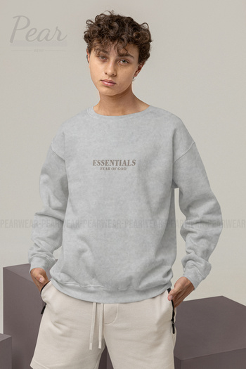 Pear Wear Essentials Принт Чоловічий Oversize Світшот
