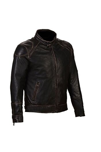 Vexo Vintage Leather Coat Black XL (New Season)