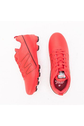 Jump 28524 Kırmızı Desenli Baskılı Detay Halısaha Krampon Futbol Ayakkabısı