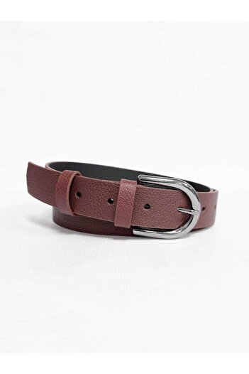 Kemerix Women's Burgundy Classic Belt