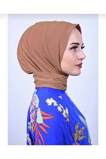 Ayselcehobi Μπλούζα μαγιό Hijab με ασορτί κουμπωτό καπέλο Hijab