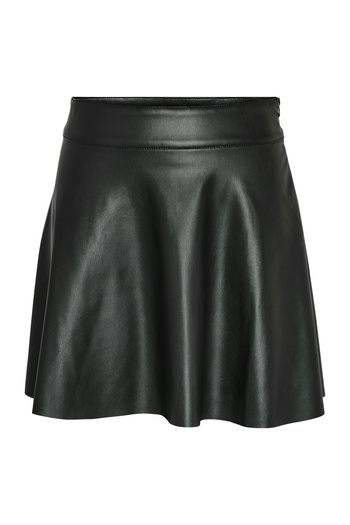Noisy May NMANDY PU HW FLARED SKIRT WVN NOOS