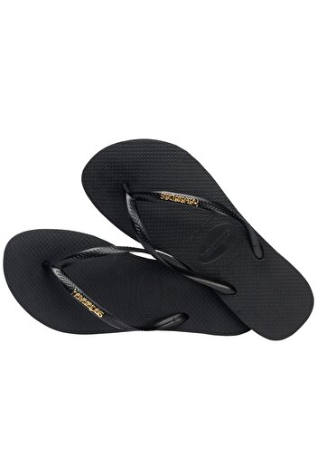 Havaianas Slim Logo Metallic BlackGold 1924