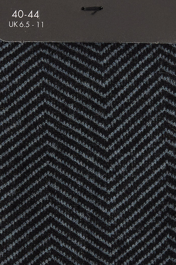 ALTINYILDIZ CLASSICS Men's Black-Gray Patterned Socks