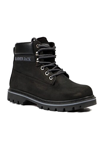 Hammer Jack 102 16600 Siyah Nubuk Deri Unisex Bot