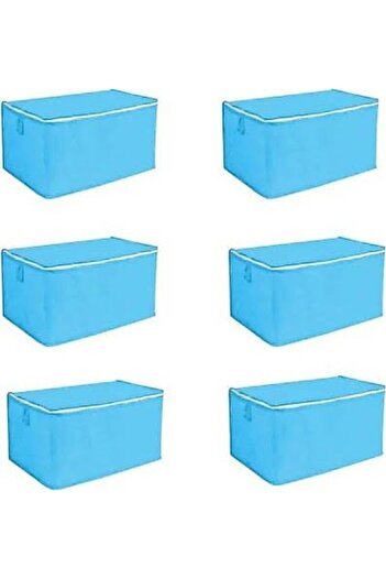 AYHOME Large Size Interlining Fabric Mattress Quilt Scrap Blue Color 100 X 50 Multi-Purpose Organizer Home Transport