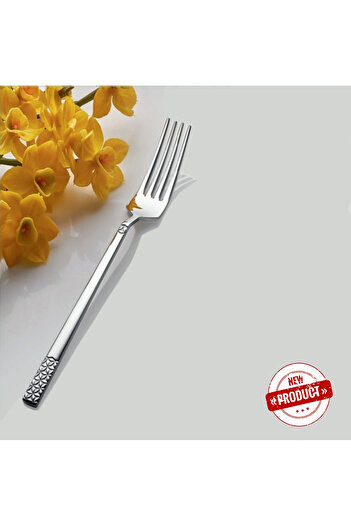 AHİR TİCARET İnter Steel Star Model Dessert Fork 12 Pieces