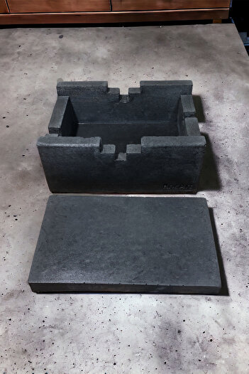 RocArt Home Concrete Rectangular Ashtray