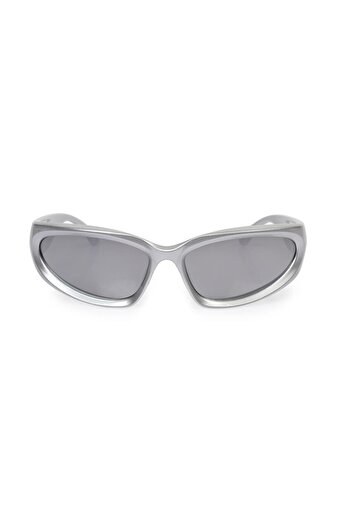 Angel Eyes UV400 Protected Silver Frame Silver Mirrored Glass Snowboard/Ski Glasses