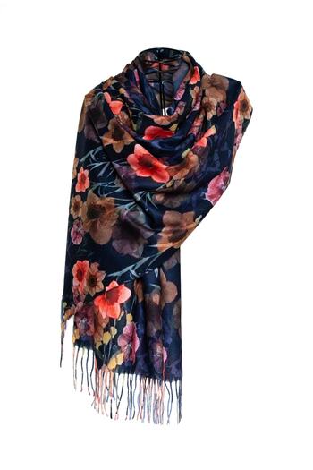 CASHMERE AND SİLK MAWLANA Copy - Modal Cashmere Printed Shawl