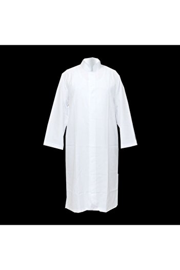 BERAT Cübbe. The Imam's Robe. The Prayer Dress. The Robe of Prayer. The Robe of the Cami. Simple Model. White Color. Number 3