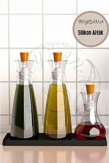 BEYZANA Silicone Oil Pot Oil Stand Base, Multi-Purpose Organizer Presentation Stand Soap Dish Base