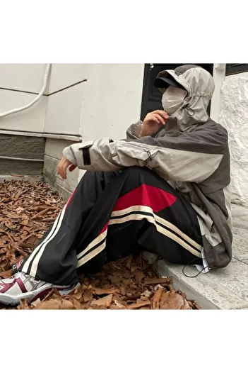 DEEFWEAR Stripe detail unisex parachute sweatpants / pants
