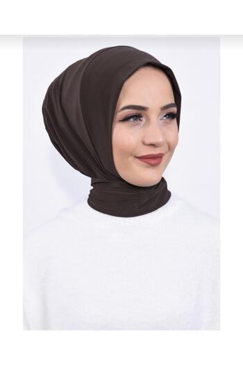 Ayselcehobi Μπλούζα μαγιό Hijab με ασορτί κουμπωτό καπέλο Hijab