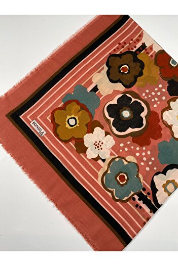 Bonjela Flower Pattern Cheesecloth Writing