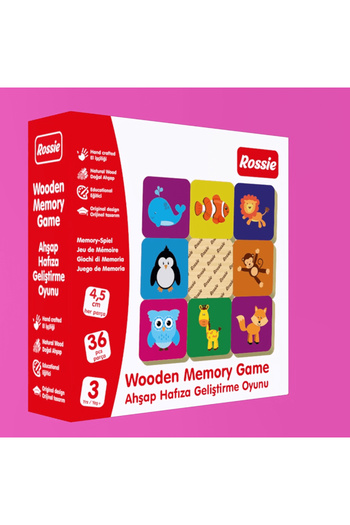 Rossie Calimera Toys Hafiza Memo Game Animals