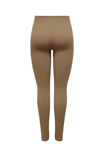 ONLY ONLVEGA SEAMLESS MW LEGGING High Waist Seamless Knitted Leggings
