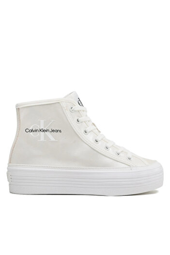 Calvin Klein Jeans Bold Vulc Flat Mid Laceup Sneakers