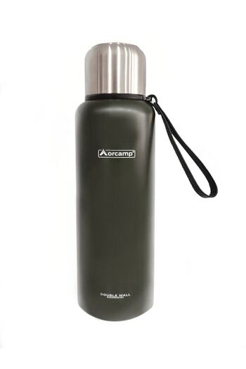 Orcamp Stainless Steel Water Bottle with Cup and Strainer Thermos 304 0.5l