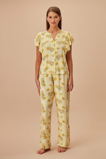 SUWEN Set de pijamale masculine Yelena