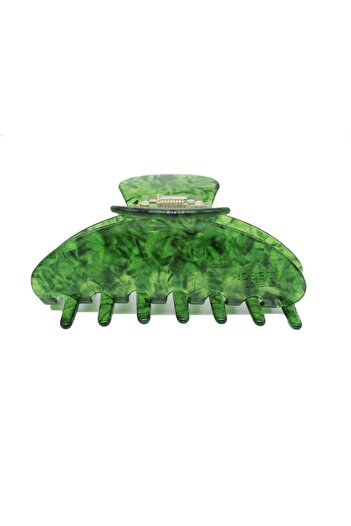 Roberta Lorenz Women's Green Mossy Tight Hair Clip, Quality 10 Cm Bone Clamp Clasp Buy 4 Pay 3