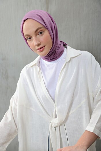 Modakaşmir Cozy Cotton Series Shawl Purple