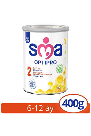 SMA OPTIPRO Probiyotik 2 Numara 400 GR 6-12 Ay 6`lı Avantaj Paketi (2400GR)