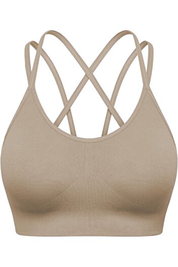 GHASSY CO. Ghassy Co. Kadın Cross Back Yoga Egzersiz Fitness Spor Sütyeni CRS003
