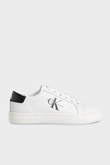 Calvin Klein Bright White/Black Sneaker For Woman / Girl