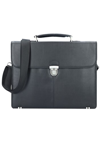 Esquire Oxford Aktentasche Leder 40 cm Gesicht Computer Fach