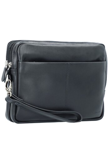 Esquire Oxford Handgelenktasche Leder 25 cm