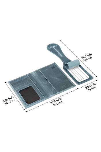 OttoAngelino Otto Angelino шкіряний чохол для паспорта - захищений RFID - унісекс