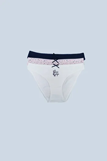 Pierre Cardin Chiloți 3 piese Alb-roz-negru