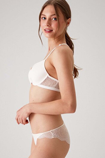 Pierre Cardin InCi 4721 PariS - Unpadded Women'S Bra Set with LaCe and BaCk Detail C Cup
