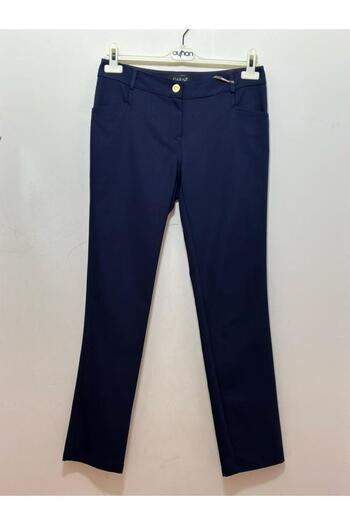 GARNİ Narrow Leg Ready Belt Top Pocket Cotton Fabric Trousers