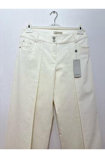 GARNİ Ready Belt Wide Cut Stitching Stitching Trousers