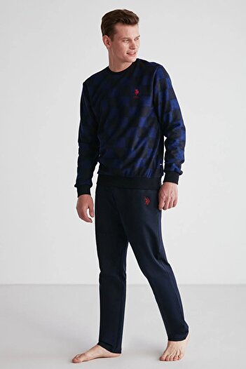 U.S. Polo Assn. US POLO ΑΔΕΙΑ ΠΟΔΗΛΑΤΟ ΚΟΛΑΡ ΜΑΚΡΥΜΑΝΙΚΗ ΑΝΔΡΙΚΗ ΣΤΟΛΗ ΠΙΤΖΑΜΑΣ 18713