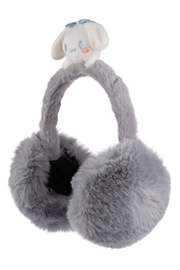 Kitti New Season ARICI STORE - Fluffy Plush Foldable Gray Children's Headphones